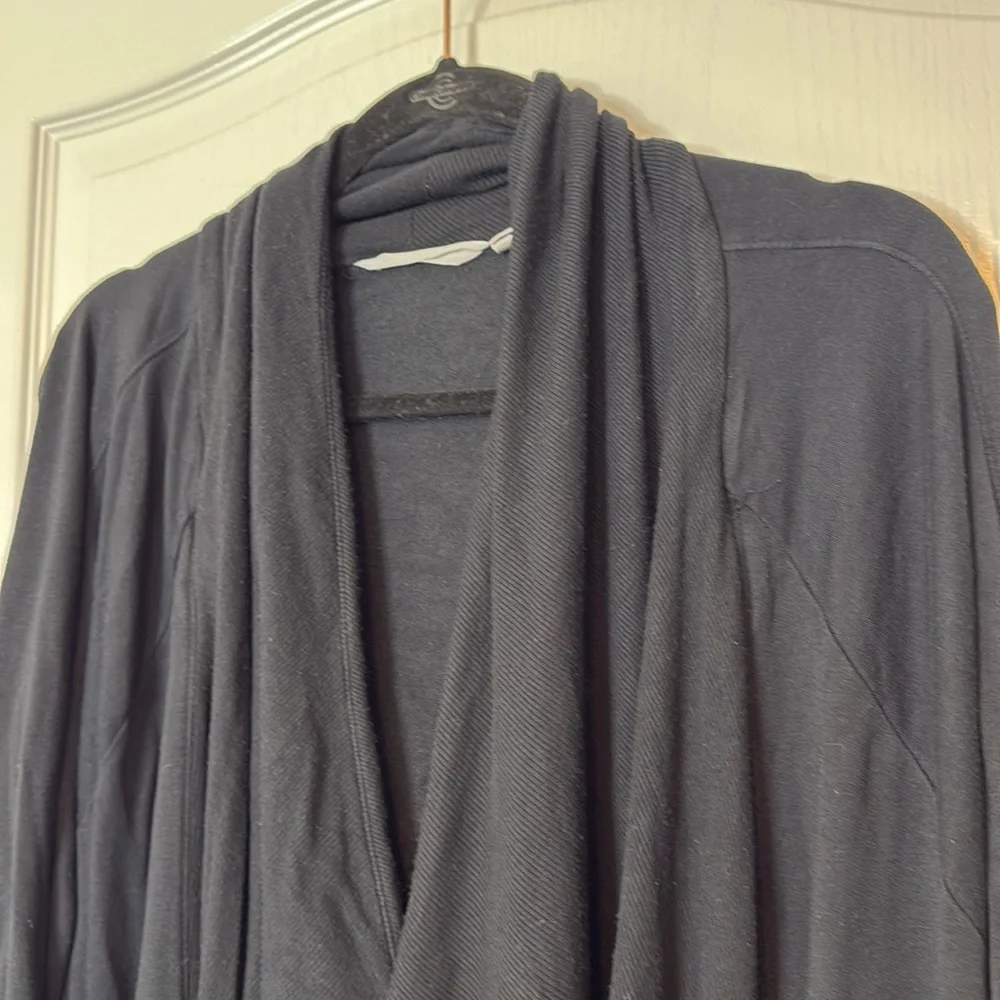 Athleta Studio Wrap Black Cardigan XL - Picture 6 of 16